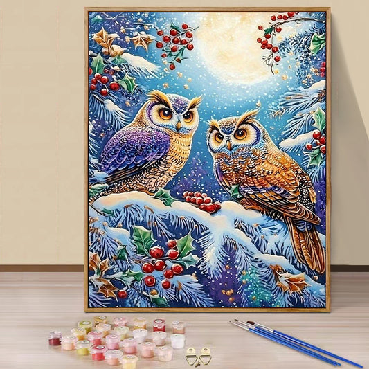 Owl- Paint by Numbers -40x50cm