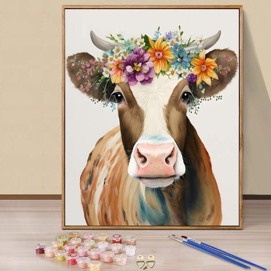 Cow - Painting with Numbers -40x50cm