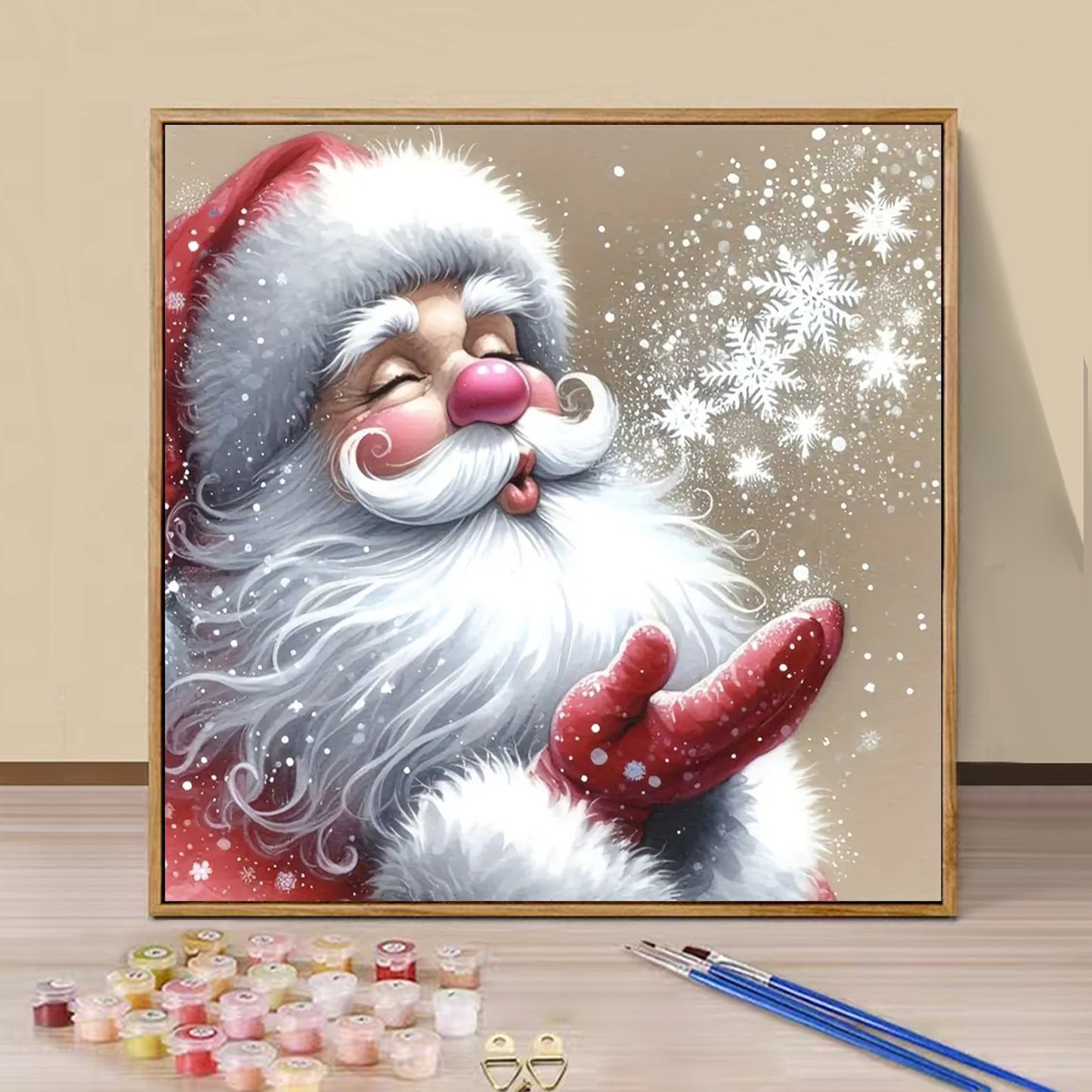 Santa Claus- Paint by Numbers -40x40cm