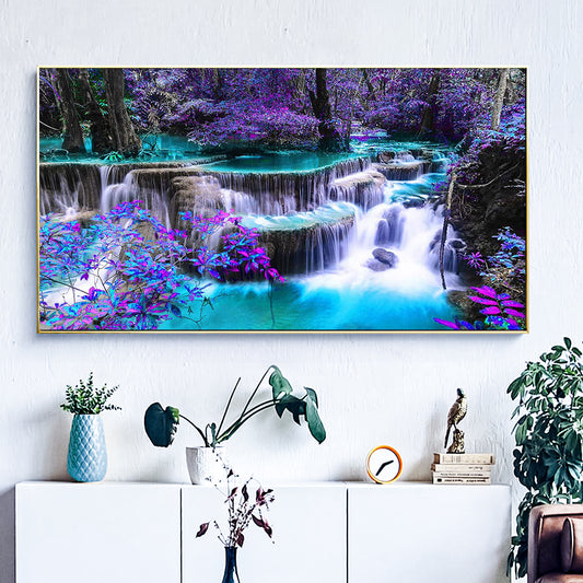 Waterfall - Full Round Diamond Painting - 70x40cm