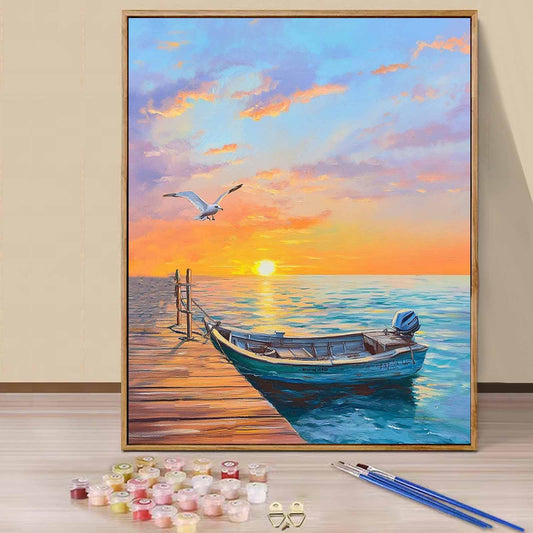 Seaside- Paint by Numbers -40x50cm
