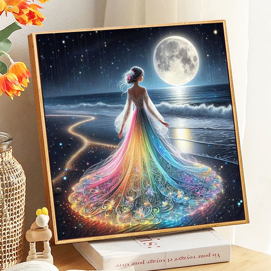 Little fairy - Full Round Diamond Painting -40x40cm