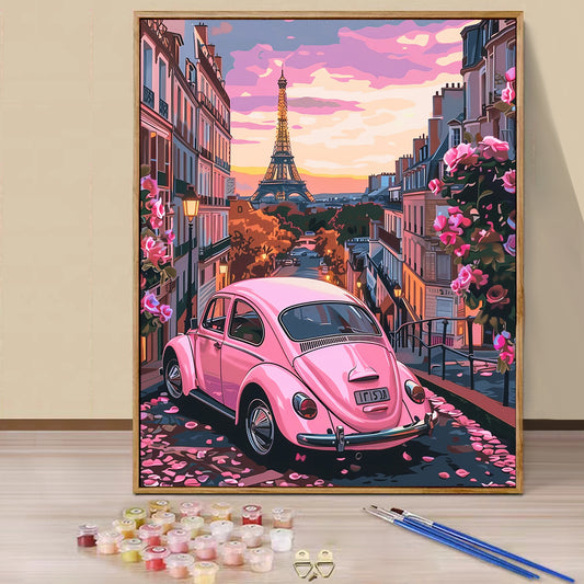 Car- Paint by Numbers -40x50cm