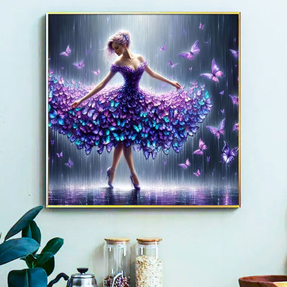 Girlish - Painting by Numbers -40x40cm