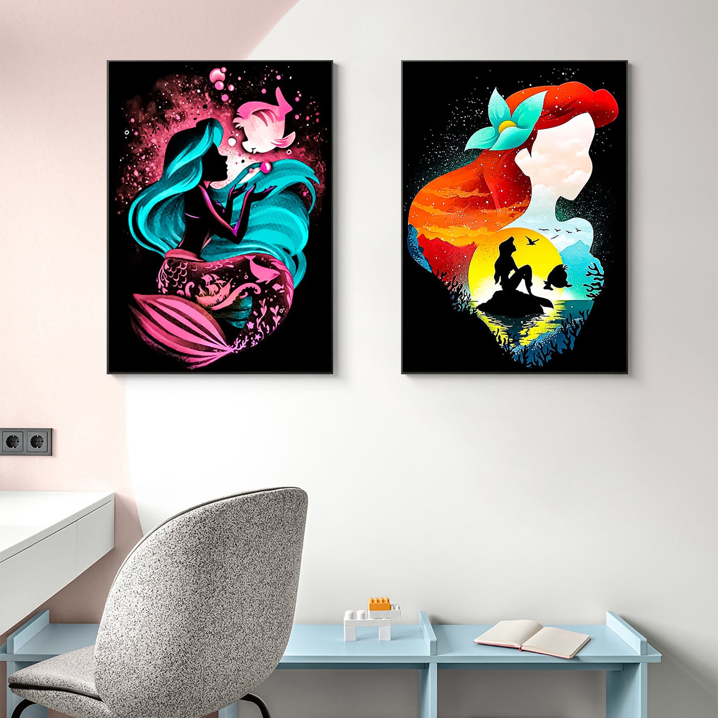 Mermaid - Full Round Diamond Painting - 30x40cm/2pack