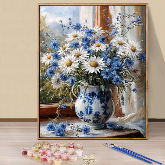 Flower- Paint by Numbers -40x50cm