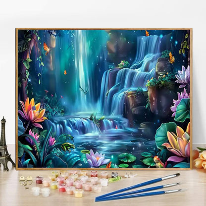 Waterfall - Paint by Numbers -40x50cm