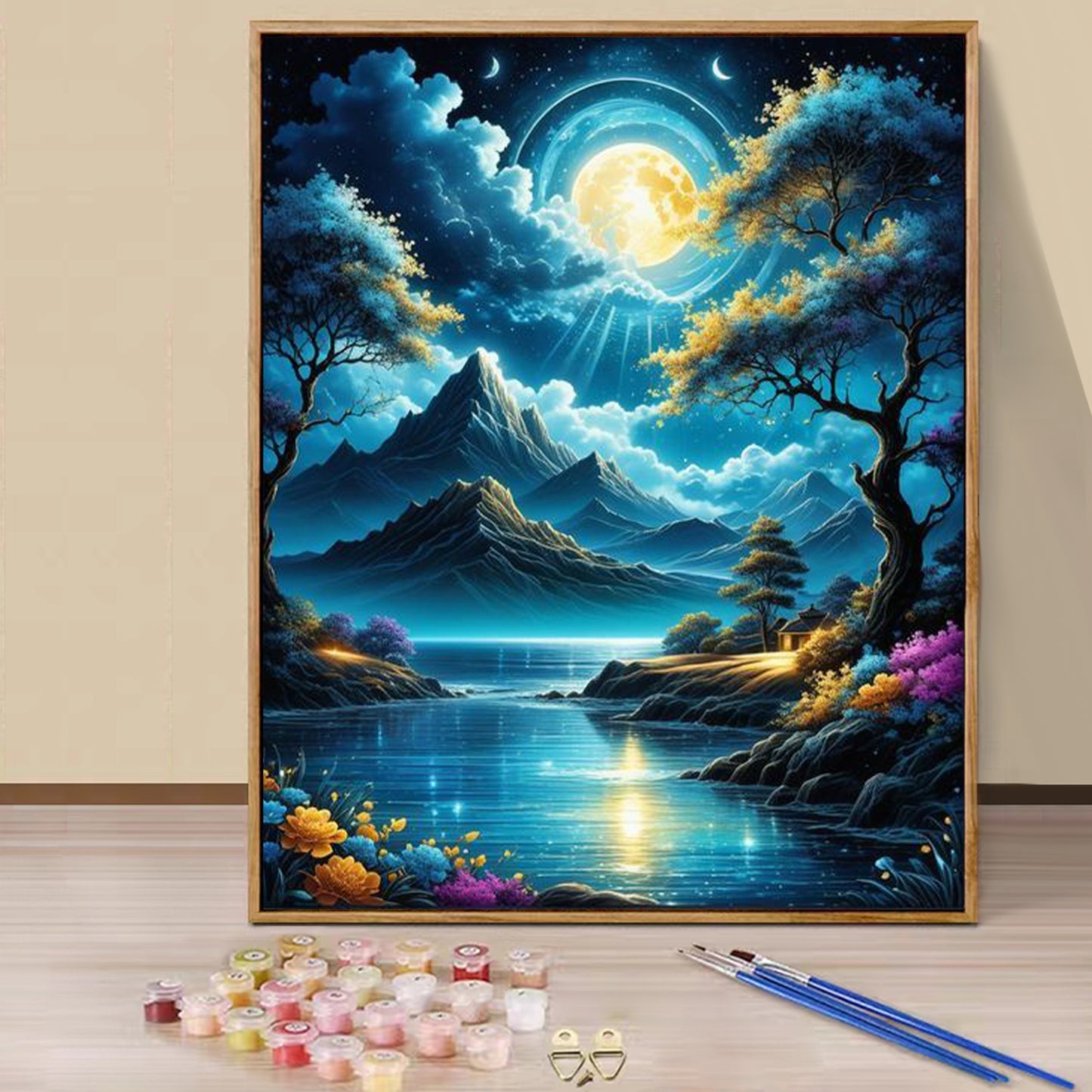 Moon- Paint by Numbers -40x50cm