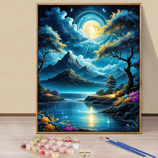 Moon- Paint by Numbers -40x50cm