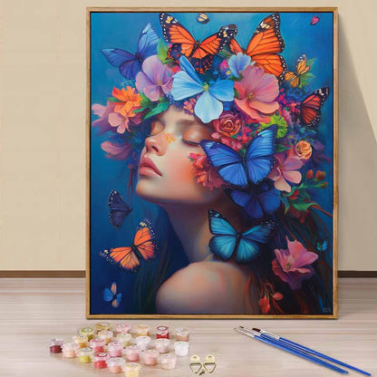 Girlish- Paint by Numbers -40x50cm