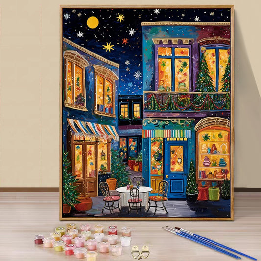 Christmas House  - Paint by Numbers -40x50cm