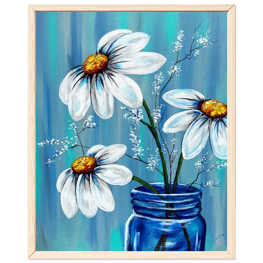 Sunflower Vase - Painting with Numbers -40x50cm