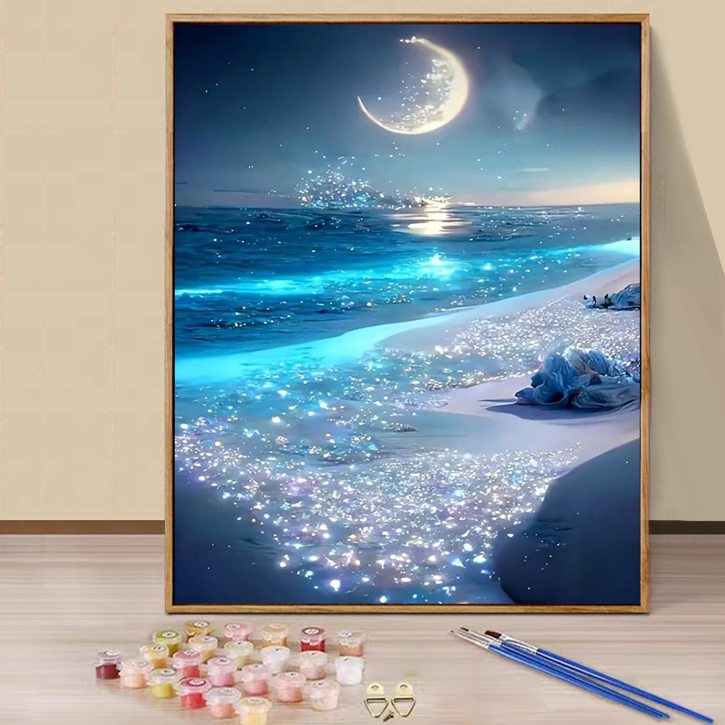 Moon Seaside - Paint by Numbers -40x50cm