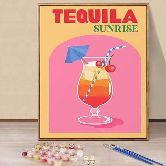 Tequila - Paint by Numbers -20x30cm