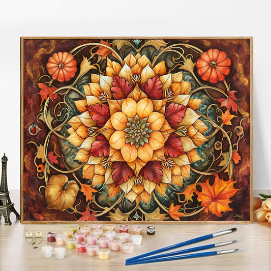 Flower - Paint by Numbers -50x40cm