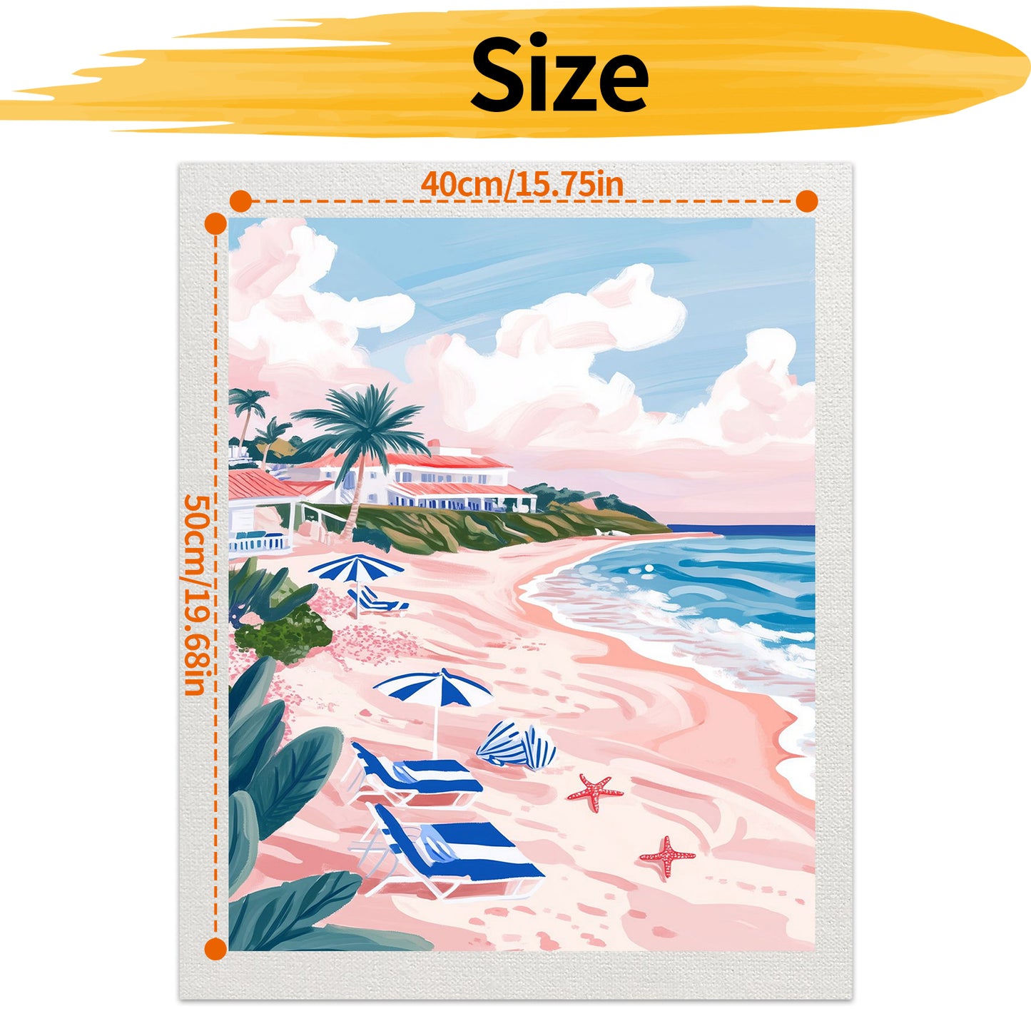 Seaside - Paint by Numbers -40x50cm