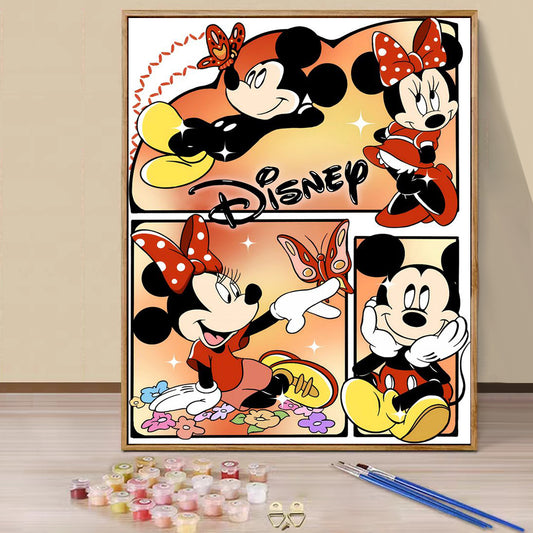 Mickey Mouse- Paint by Numbers -40x50cm