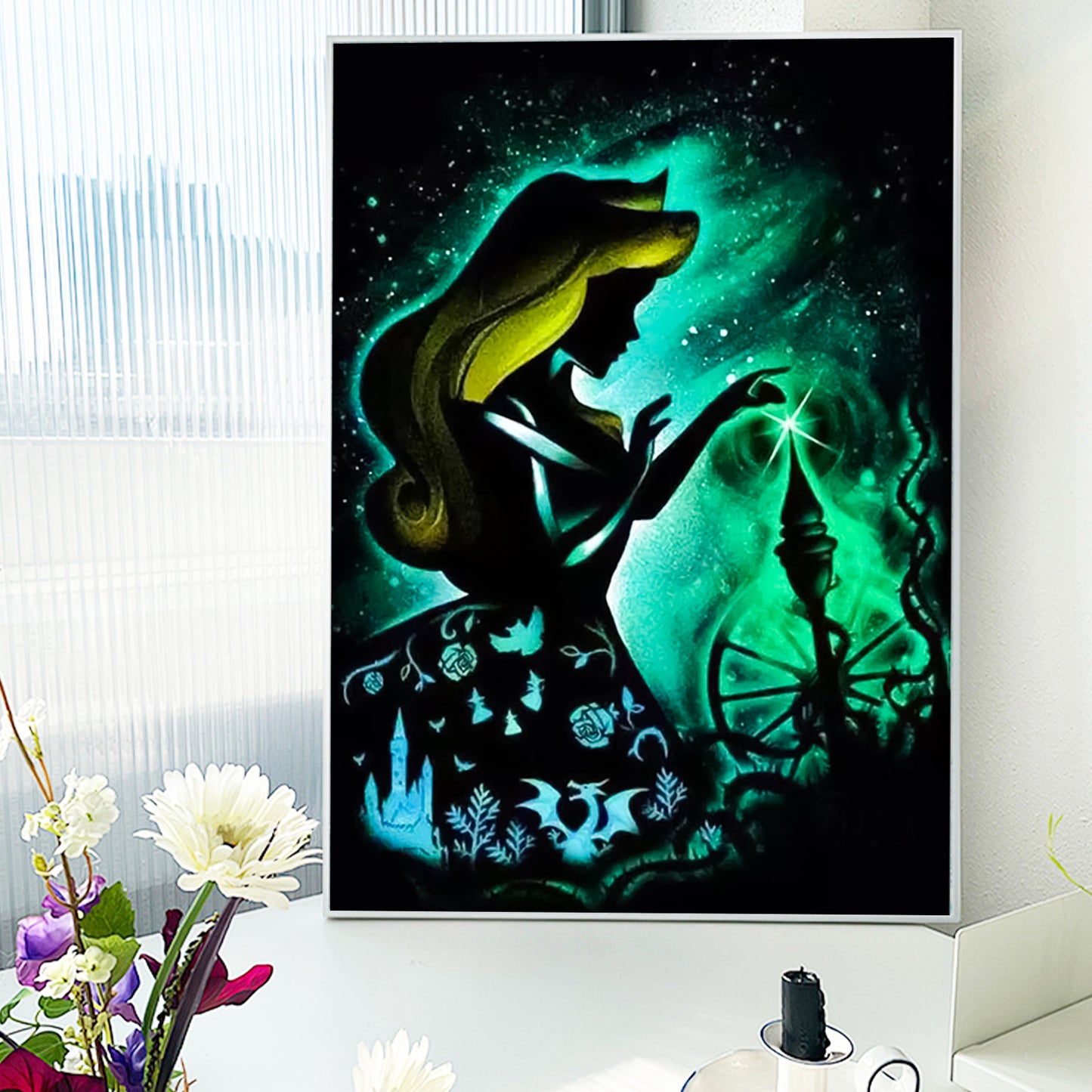 Disney princesses- Full Round Diamond Painting - 30x40cm