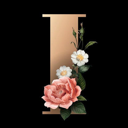 26 Alphabet - Full Round Diamond Painting - 30x30cm