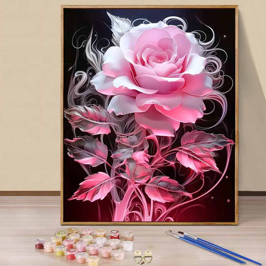 Flower- Paint by Numbers -40x50cm
