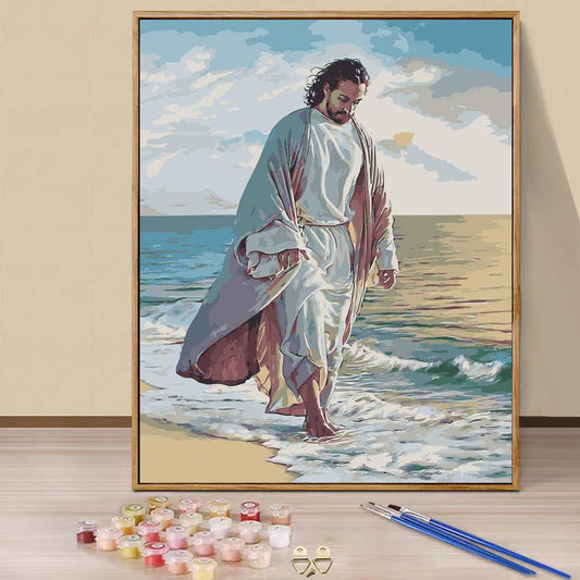 Jesus - Painting with Numbers -40x50cm