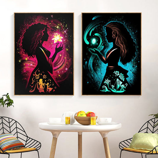 Princess - Full Round Diamond Painting - 30x40cm/2pack