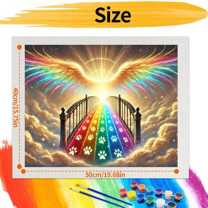 Cloud Bridge- Paint by Numbers -50x40cm