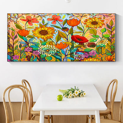 Flower - Painting with Numbers -90x40cm