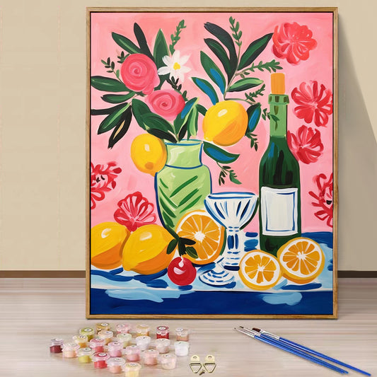 Lemon - Painting with Numbers -40x50cm