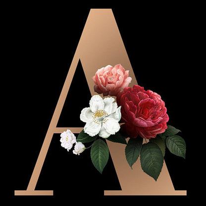 26 Alphabet - Full Round Diamond Painting - 30x30cm