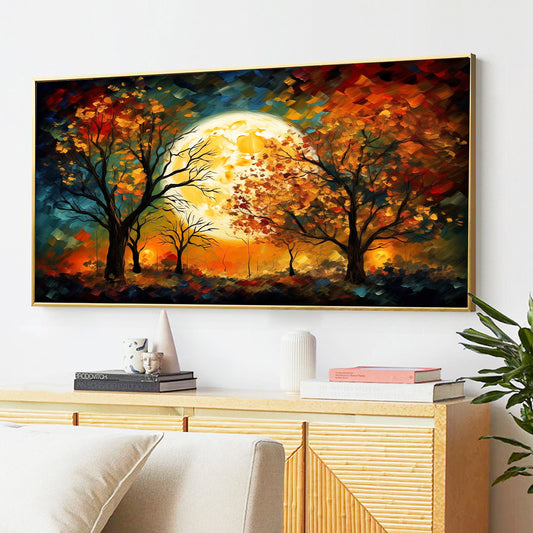 Moon - Full Round Diamond Painting - 70x40cm