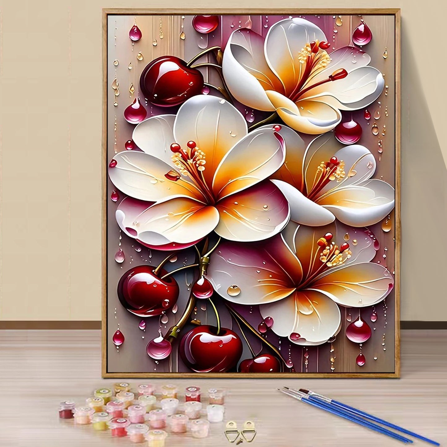 Frangipani- Paint by Numbers -40x50cm