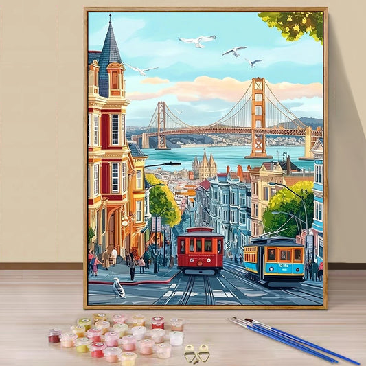 Street- Paint by Numbers -40x50cm