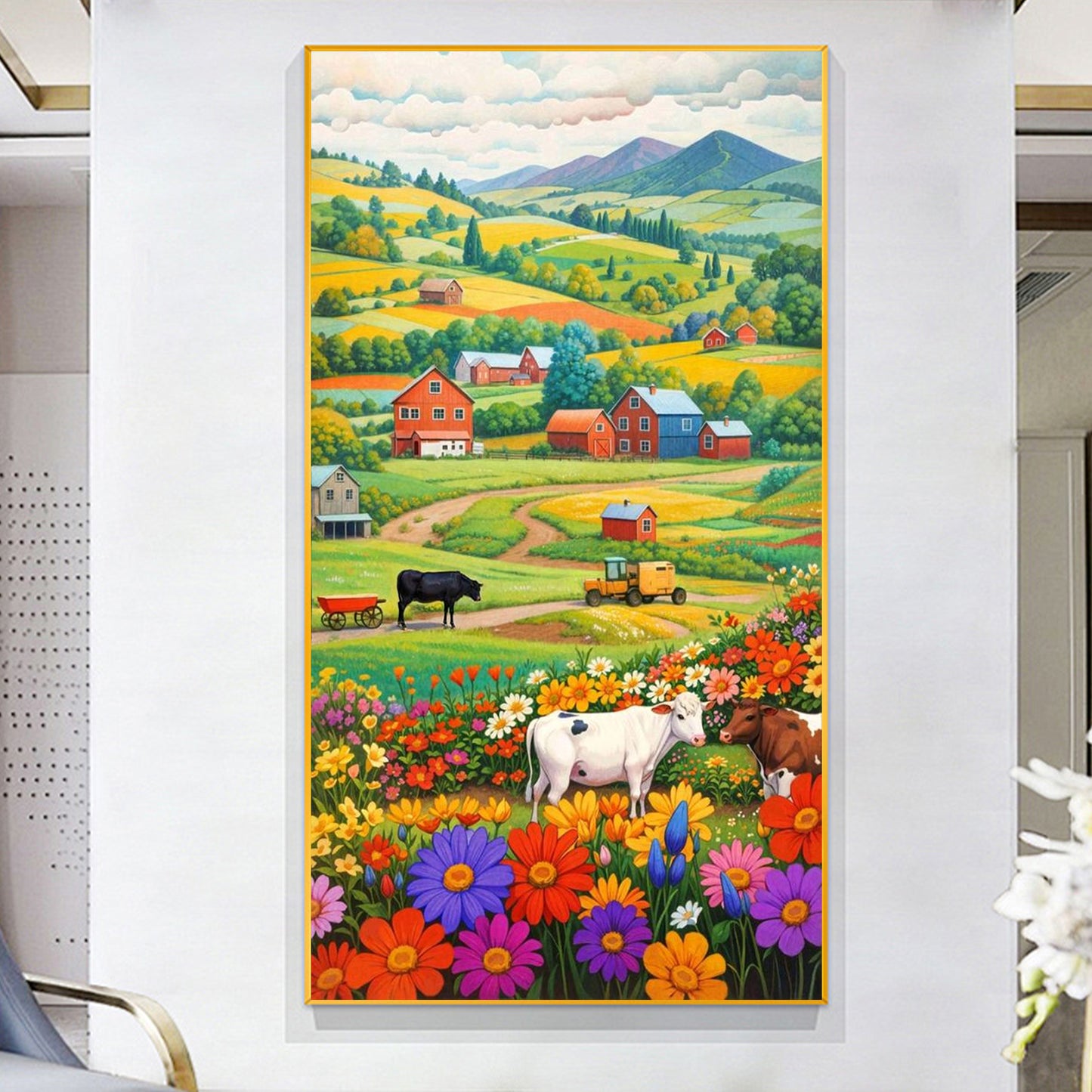 Farm - Full Round Diamond Painting - 70x40cm