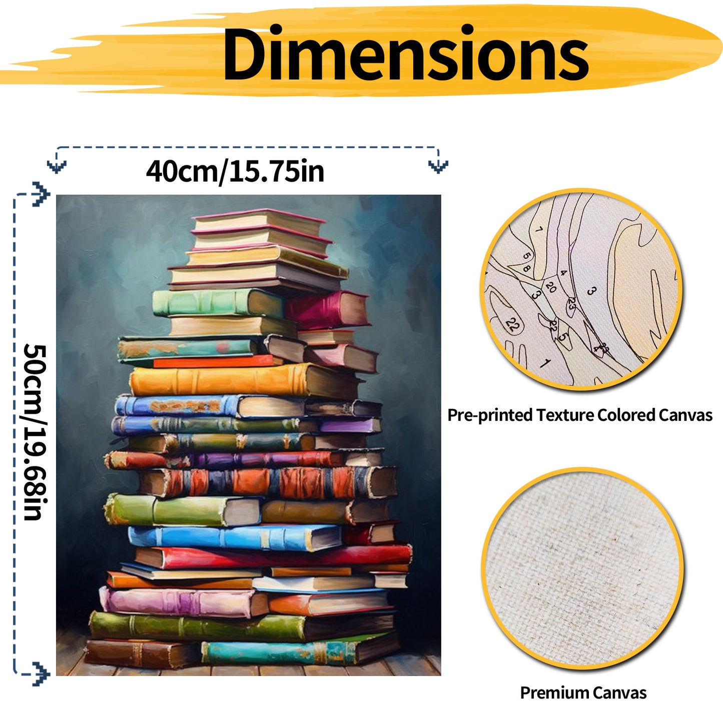 Book - Painting with Numbers -40x50cm