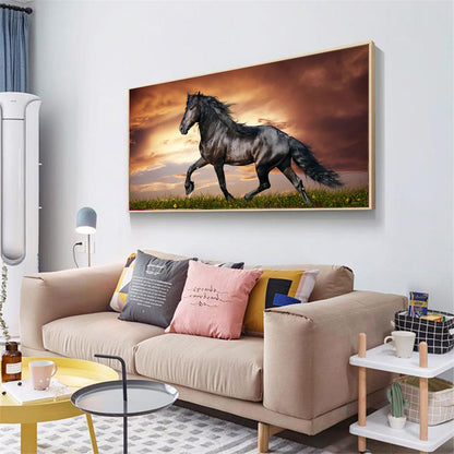 Horse - Full Round Diamond Painting - 70x40cm