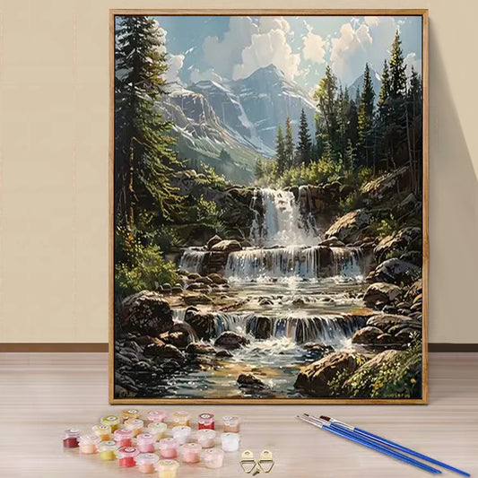 Cascade - Paint by Numbers -40x50cm