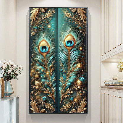 Feather- Full Round Diamond Painting - 40x70cm