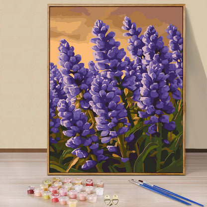 Purple Flower - Painting with Numbers -40x50cm