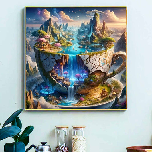 Gorge - Painting by Numbers -40x40cm