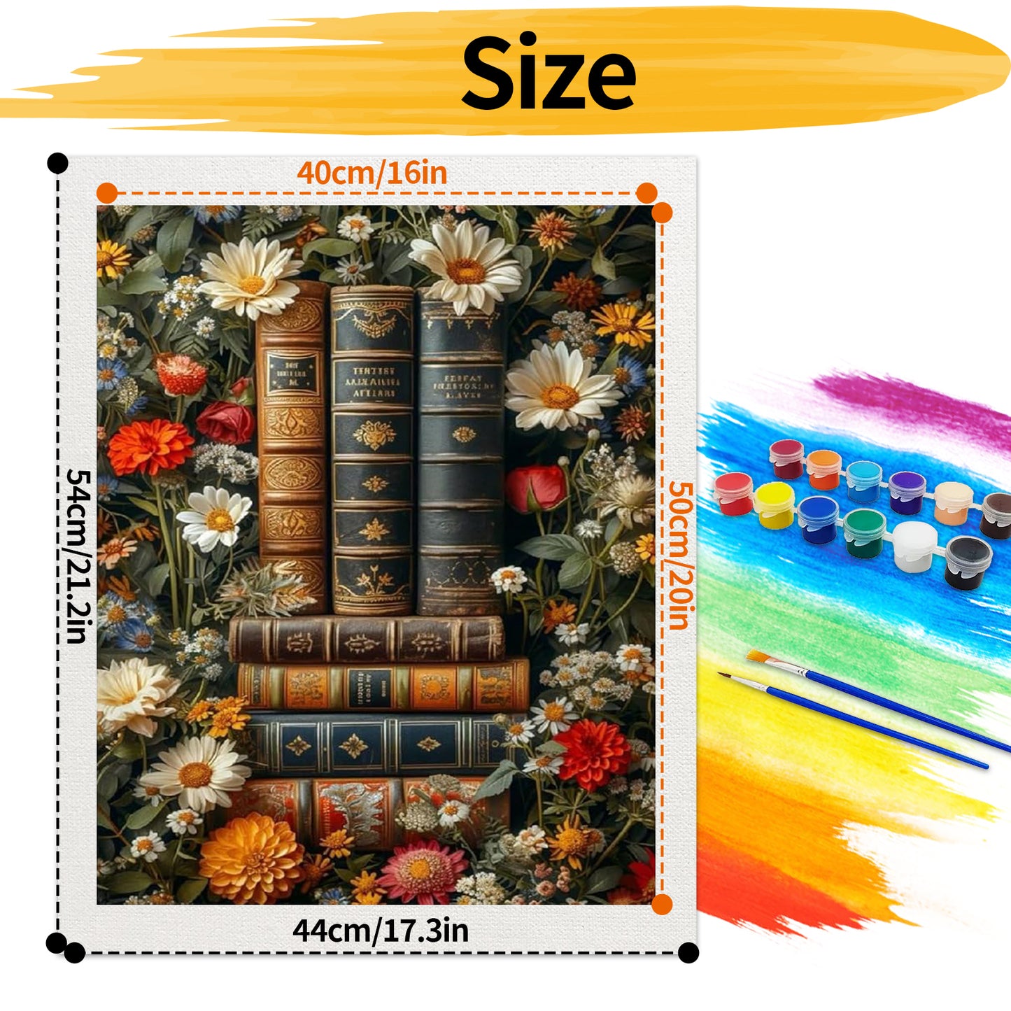 Book  - Paint by Numbers -40x50cm