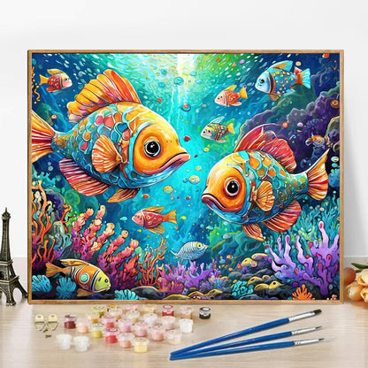 Clownfish - Paint by Numbers -50x40cm