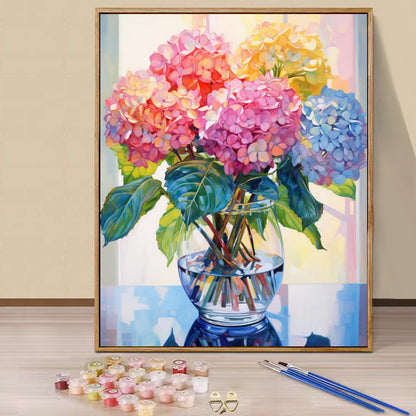 Hydrangea Flower  - Paint by Numbers -40x50cm