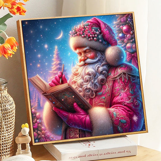 Santa Claus - Full Round Diamond Painting -40x40cm