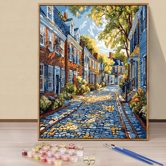 Alley- Paint by Numbers -40x50cm