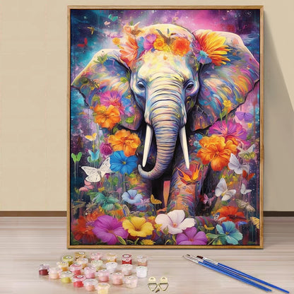 Elephant- Paint by Numbers -40x50cm