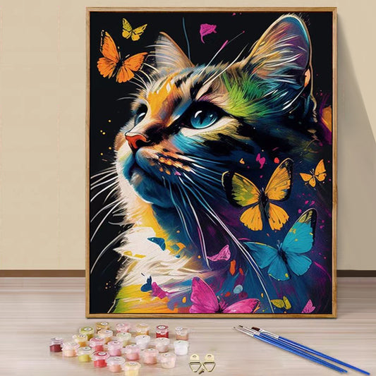 Cat - Painting with Numbers -40x50cm