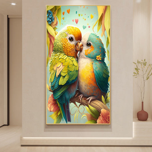 Animal Bird- Full Round Diamond Painting - 70x40cm - T186