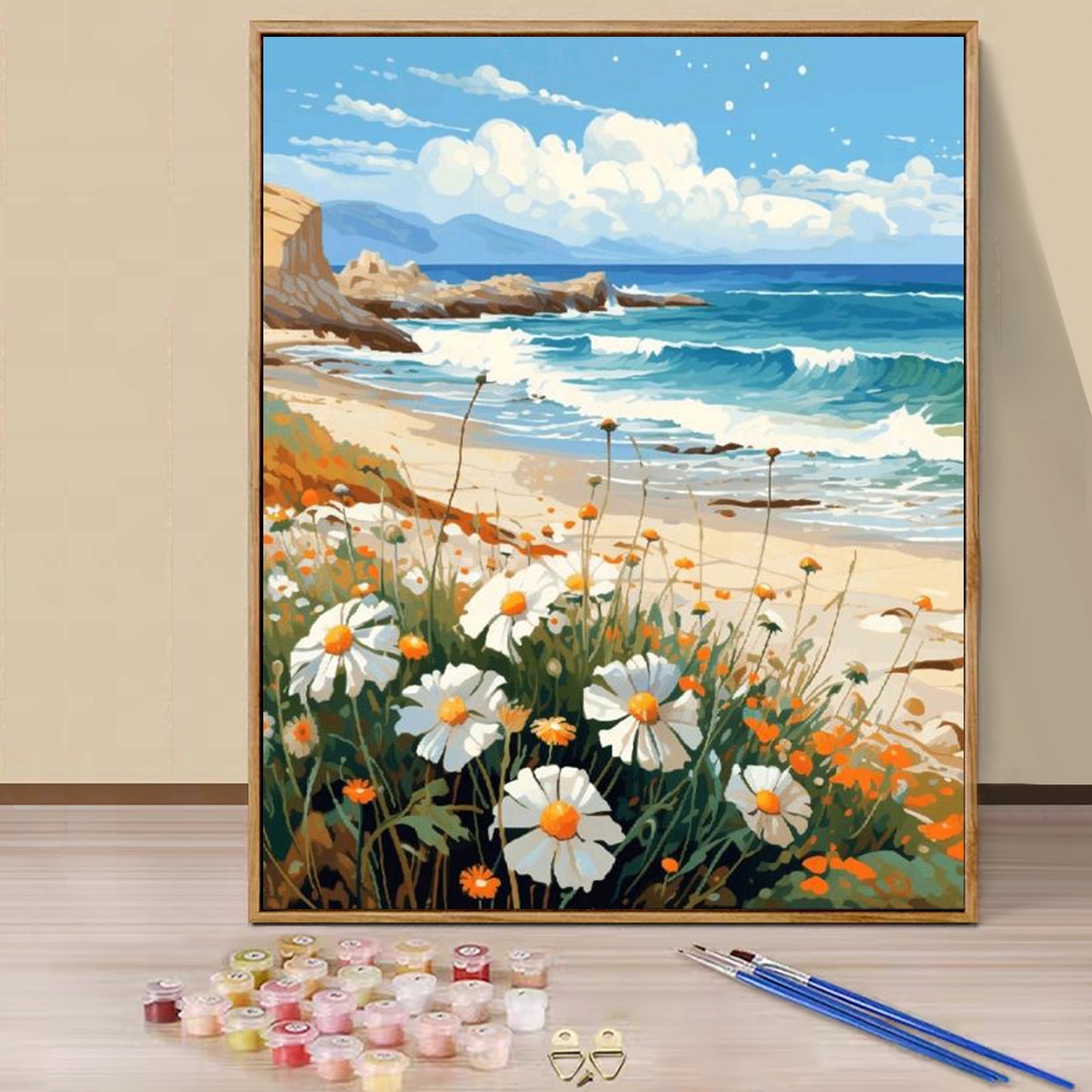 Seaside Flower - Painting with Numbers -40x50cm