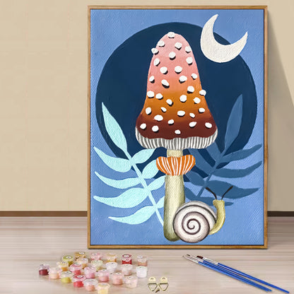 6 pack Mushroom - Painting with Numbers - 20x30cm